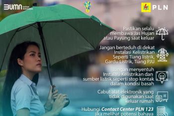 PLN Suluttenggo imbau masyarakat waspada listrik akibat cuaca ekstrem