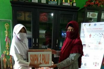 SMP Negeri 2 Palu galang bantuan untuk korban gempa di Sulbar