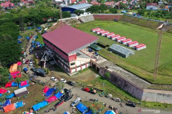 Kelompok rentan di kalangan pengungsi Sulbar ditempatkan di tenda khusus