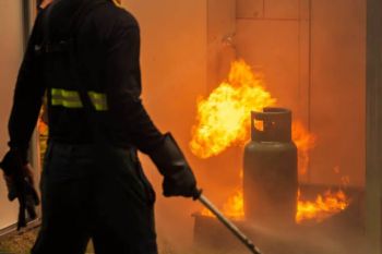 Tabuang gas meledak, satu orang meninggal dunia