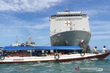 Prajurit TNI AL disebar ke pulau dan pegunungan antar bantuan gempa Sulbar