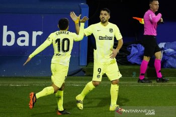 Liga Spanyol: Atletico kian kokoh, unggul tujuh poin di puncak