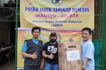 AUHM dan Satma PP Sulsel salurkan bantuan untuk korban gempa di Sulbar