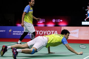 Hendra/Ahsan dihentikan ganda putra Taiwan
