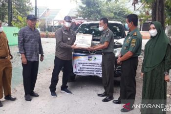 Dishut Sulteng-KPH bantu tenda  bagi kaum rentan penyintas gempa Mamuju