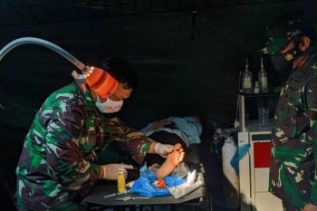 Rumah Sakit Lapangan TNI-AD tangani 145 warga korban gempa Sulbar