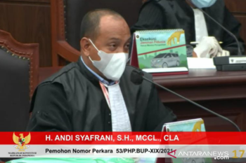 Sengketa Pilkada Muna di Mahkamah Konstitusi, pemohon gugat perubahan nama