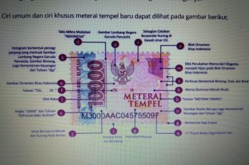 DJP perkenalkan desain meterai baru Rp10.000