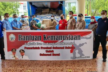 Dinas sosial dan bunda PAUD Sulsel berkolaborasi bantu korban gempa Sulbar