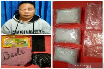 Polres Banjarbaru sita ratusan  gram sabu-sabu