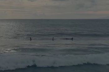 Pesona pantai di ujung Lombok Barat