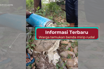 Info terkini: warga Anambas temukan benda mirip rudal