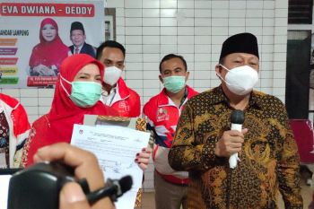 KPU Bandarlampung tetapkan kembali Eva-Deddy sebagai peserta pilkada