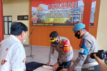 Polres Metro Jakpus berkomitmen wujudkan "Wilayah Bebas Korupsi"