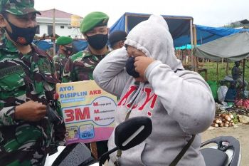 Kodim Jayapura edukasi warga disiplin protokol kesehatan