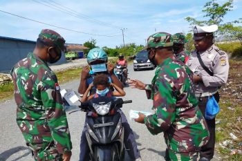 Kodim Yahukimo disiplinkan warga terapkan prokes cegah COVID-19