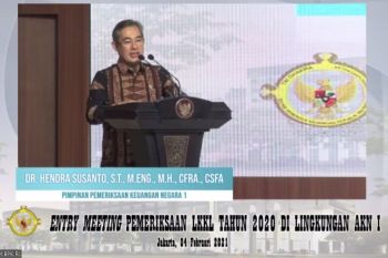 BPK catat realisasi belanja 13 K/L pada 2020 capai 80,6 persen