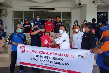Alfamidi bantu pulihkan ekonomi pasca banjir Manado