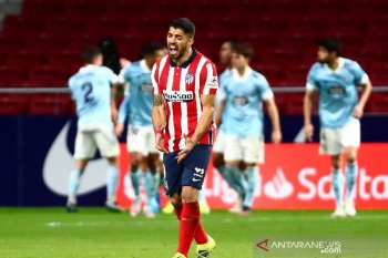Atletico Madrid ditahan imbang Celta Vigo 2-2