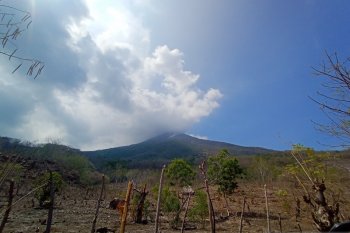 Ili Lewotolok di Kabupaten Lembata kembali erupsi