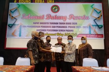 Koperasi Pensiunan Semen Padang Bukukan SHU 2020 Sebanyak Rp618 Juta
