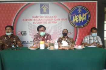 Kakanwil Kemenkumham Sulut tingkatkan sinergitas dengan pers