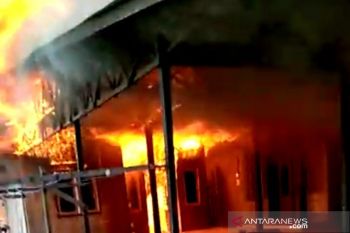 Empat rumah di Kelurahan Madurejo hangus terbakar