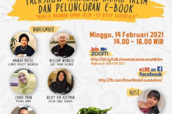 ONF luncurkan e-book makanan ramah iklim dan 39 resep Gorontalo