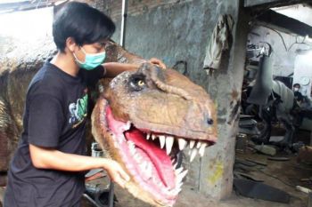 La Nyalla puji kreativitas pemuda Bantul pembuat animatronik