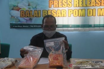 BBPOM Mataram mengamankan produk pangan senilai Rp124 juta