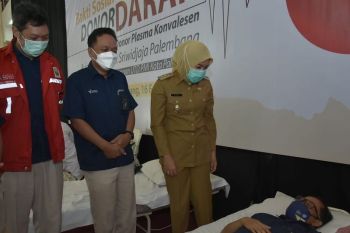 Pusri gelar donor darah plasma konvalesen rayakan bulan K3