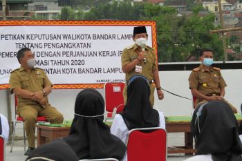 90 orang PPPK Bandarlampung formasi  2020 terima SK pengangkatan