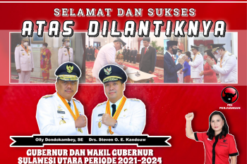 Pelantikan OD-SK, DLR: Wujudkan Sulut semakin hebat