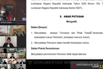 MK tak lanjutkan sidang PHP Kabupaten Muna