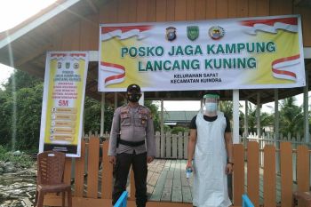 Tekan penjebaran COVID-19, Polres Inhil dirikan 15 posko PPKM