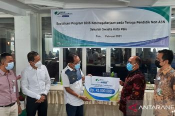 Pemkot Palu upayakan seluruh guru honorer terlindungi BPJAMSOSTEK