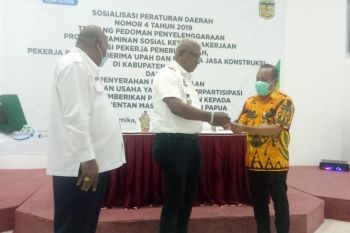 Pembayaran klaim peserta BPJAMSOSTEK Mimika 2020 mencapai Rp187 miliar