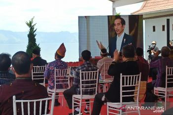 Presiden Jokowi resmikan kampanye Beli Kreatif Danau Toba