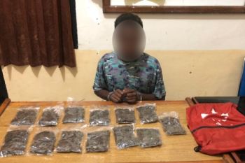 Polda Papua tangkap remaja 14 tahun terkait ganja di Pasar Youtefa