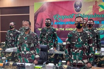 Pangdam XVII/Cenderawasih ikuti rapim TNI AD secara virtual