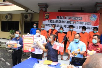 72 pengguna narkotika terjaring Operasi Antik Agung 2021
