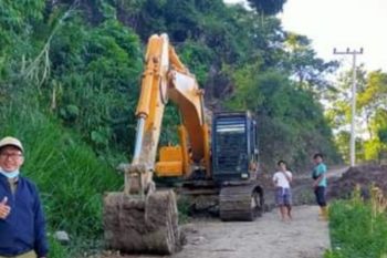 Akses Jalan Temerimbi mulai terbuka setelah gempa Majene