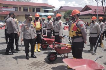 Polda Sulawesi Utara gelar apel kesiapan antisipasi Karhutla
