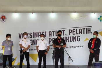 Atlet 40 cabang olahraga terima vaksin COVID-19 tahap pertama