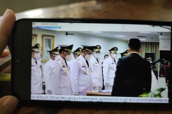 Gubernur Lampung lantik 7 kepala daerah terpilih