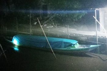 seorang warga meninggal dalam tabrakan sampan bermotor