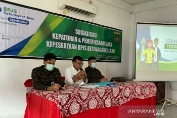 BPJAMSOSTEK kerja sama dengan pengawas ketenagakerjaan Dharmasraya