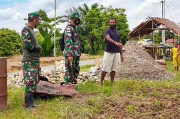 Sasaran fisik TMMD di Boven Digoel bangun rumah warga