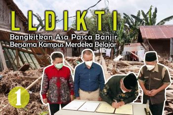 LLDIKTI Bangkitkan Asa Pasca-Banjir Bersama Kampus Merdeka Belajar #1