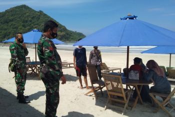 Kodim Lombok Tengah mengintensifkan prokes jelang Bau Nyale